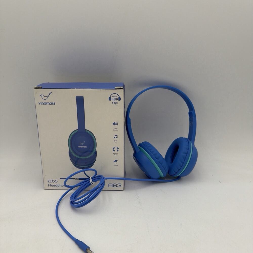 VINAMASS Kids Wired Headphones with Safe Volume Limiter | NEW